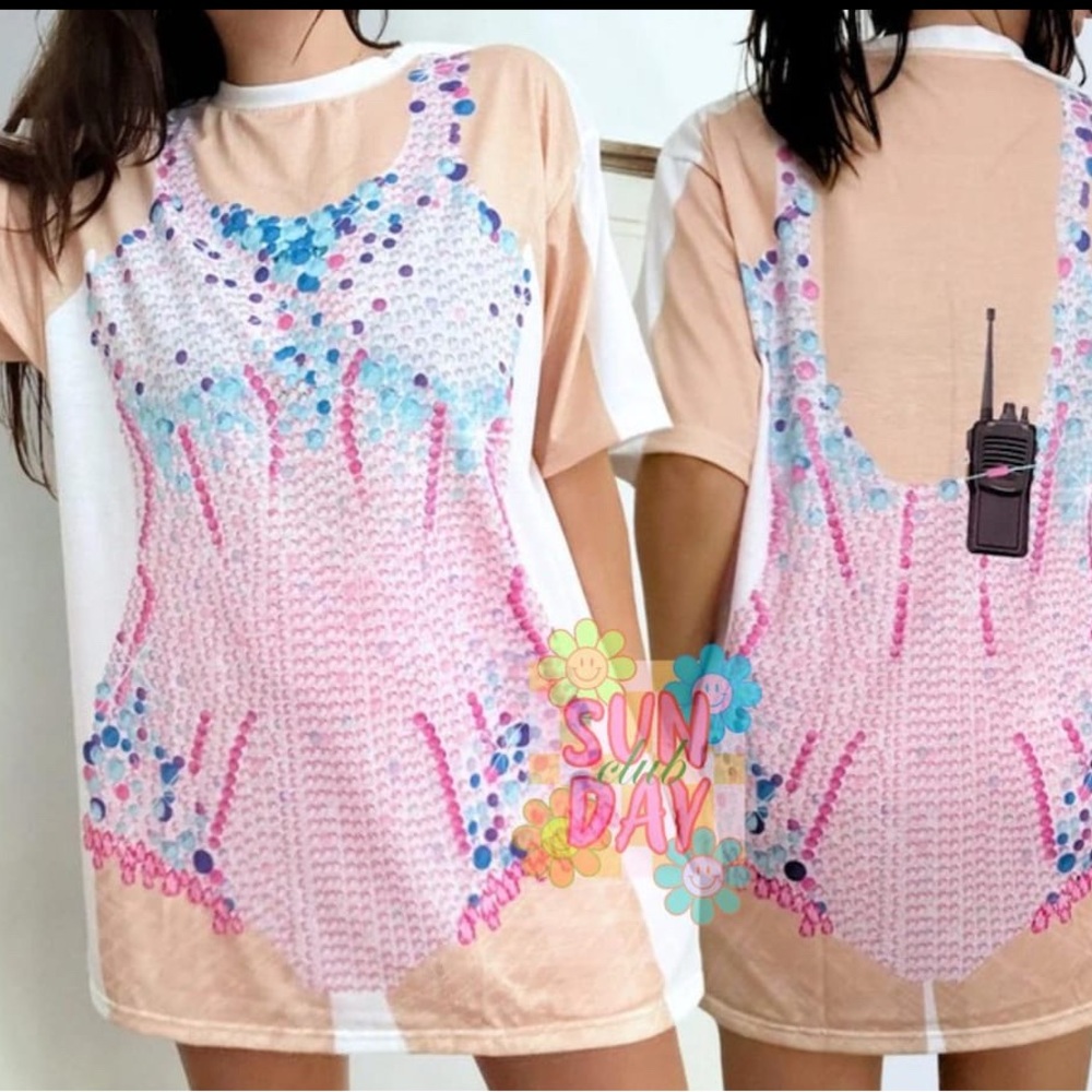 ERAS tour lover bodysuit printed tee. Never worn!
